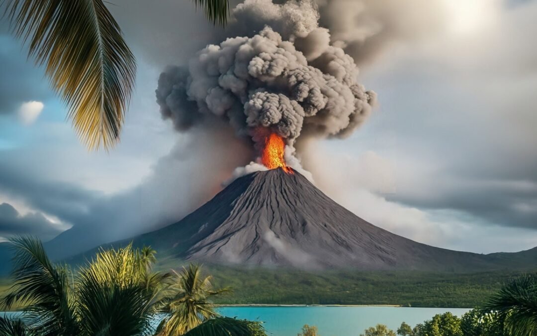 Eruption Ejects Ash Cloud 2.5 Miles High Prompting Flight Disruptions