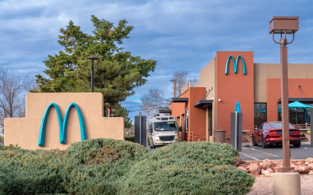 How This Town’s Unusual Ban Created The World’s Only Blue McDonald’s Sign
