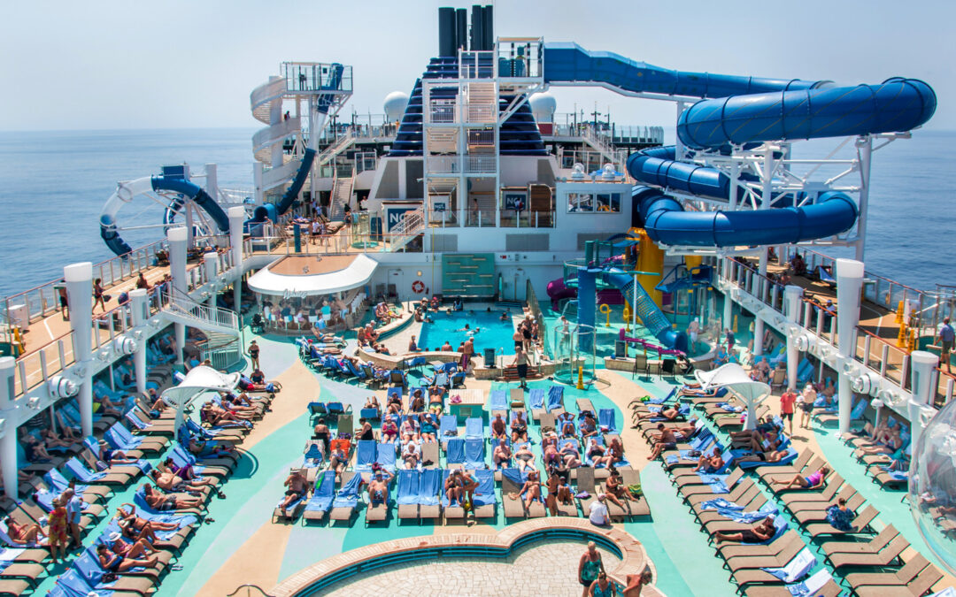 Norwegian Cruise Line Praised For Using Stickers In Its Latest Crackdown On Guests’ Poolside Behavior