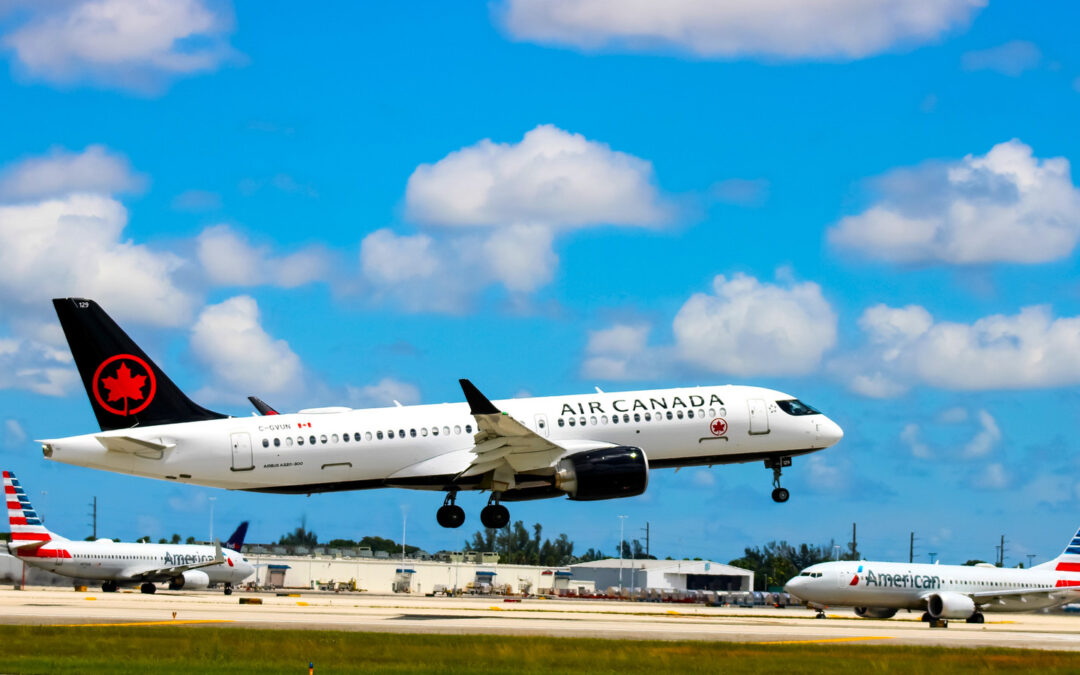 NAV Canada Issues Delay Warning After Air Canada Flight AC774 Lands On Grass At Montreal Trudeau International Airport